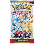Collectible Pokemon SV8.5 Scarlet and Violet Prismatic Evolutions Booster Pack | Leafeon and Glaceon