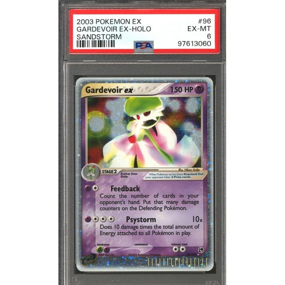 Pokemon Sandstorm Ultra Rare Gardevoir ex #96