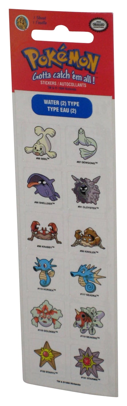 Pokemon Voltorb Sandylion Sticker Card