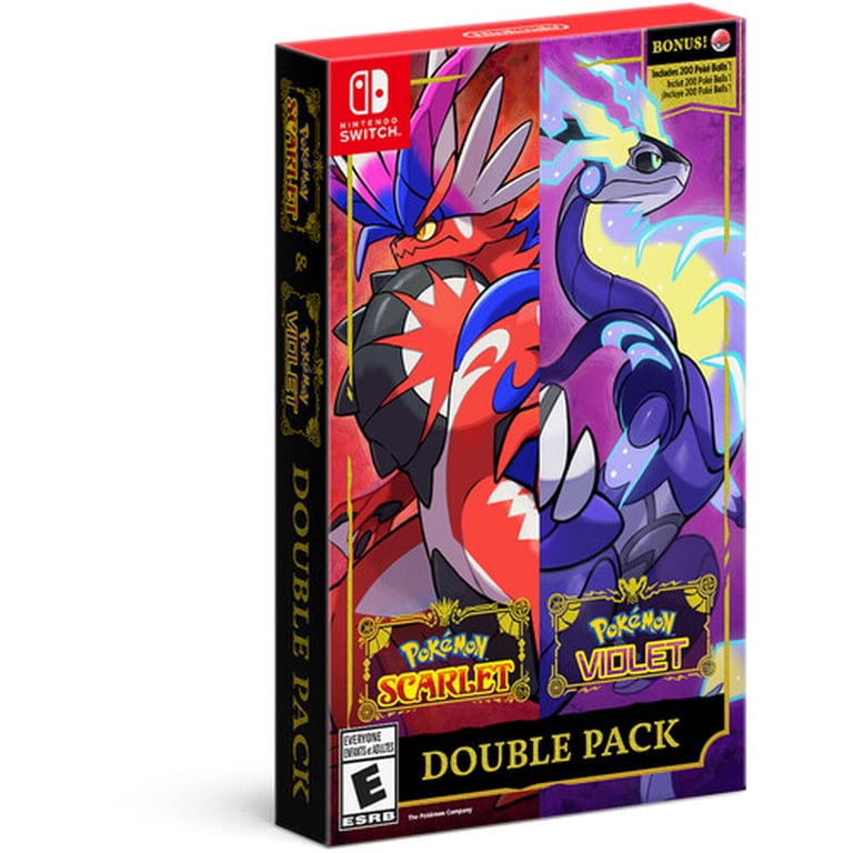 Nintendo Switch Pokemon Double Pack: Scarlet & Violet Games