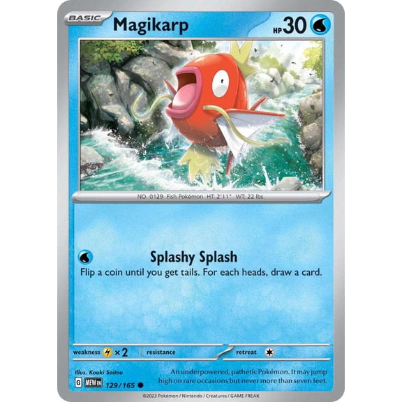 Pokemon Scarlet & Violet 151 Common Magikarp #129