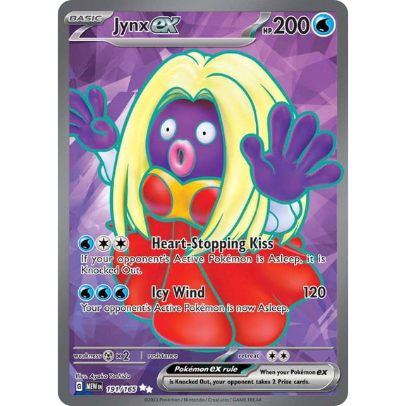 Pokemon Scarlet & Violet 151 Ultra Rare Jynx ex #191