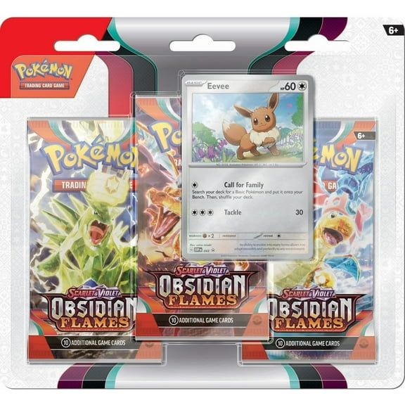 Obsidian Flames Pokemon Scarlet & Violet TCG Booster 3-Pack (One at Random)