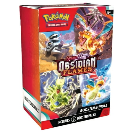 Pokémon - Trading Card Game: Scarlet & Violet —Obsidian Flames 6pk Booster Bundle