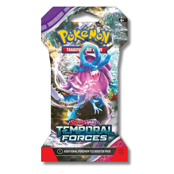 Pokemon Scarlet & Violet Temporal Forces Sleeved Booster | Walking Wake