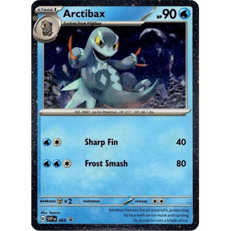 Pokemon Scarlet & Violet Arctibax Promo Single Card