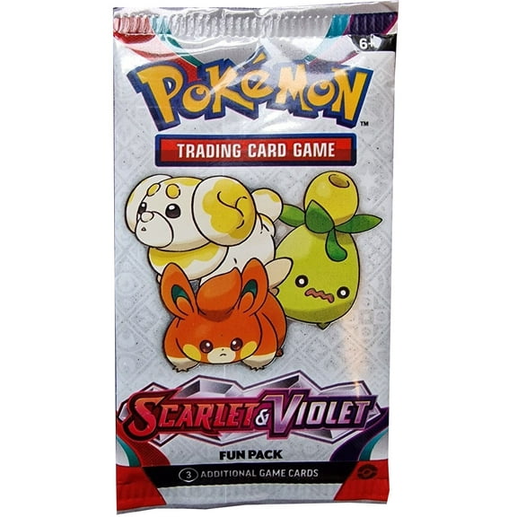 Pokemon Scarlet & Violet Base Set Booster FUN Pack (3 Cards)