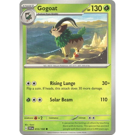 Pokemon Scarlet & Violet Base Set Common Gogoat #12