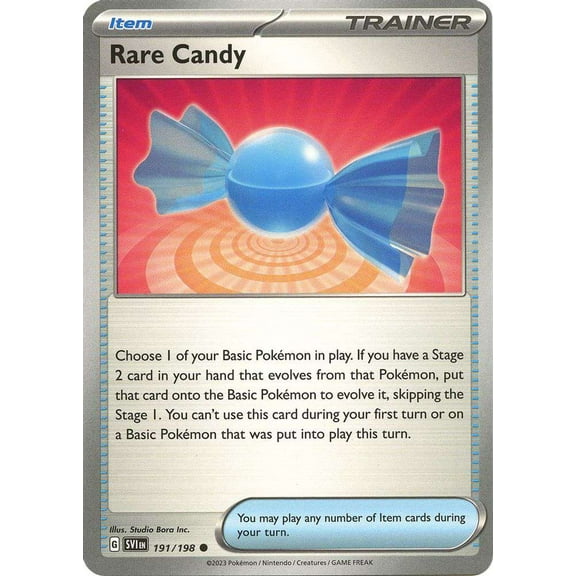 Pokemon Scarlet & Violet Base Set Common Rare Candy #191