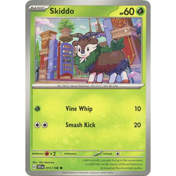 Pokemon Scarlet & Violet Base Set Common Skiddo #11