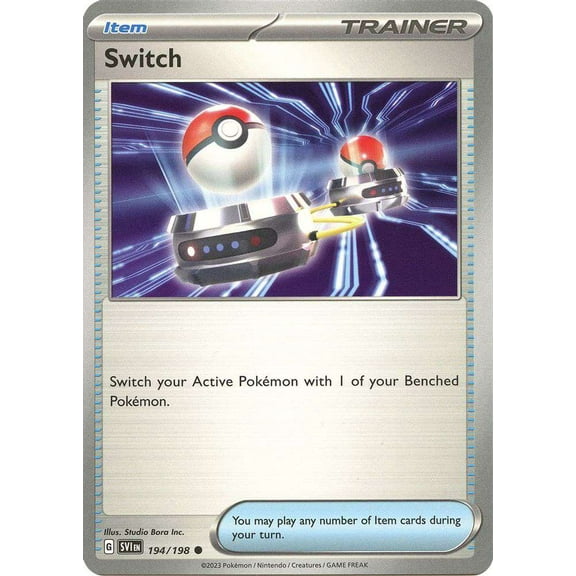 Pokemon Scarlet & Violet Base Set Common Switch #194