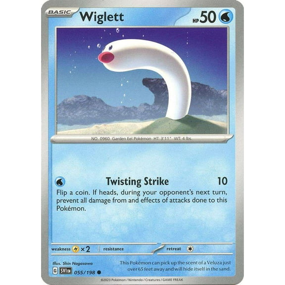 Pokemon Scarlet & Violet Base Set Common Wiglett #55