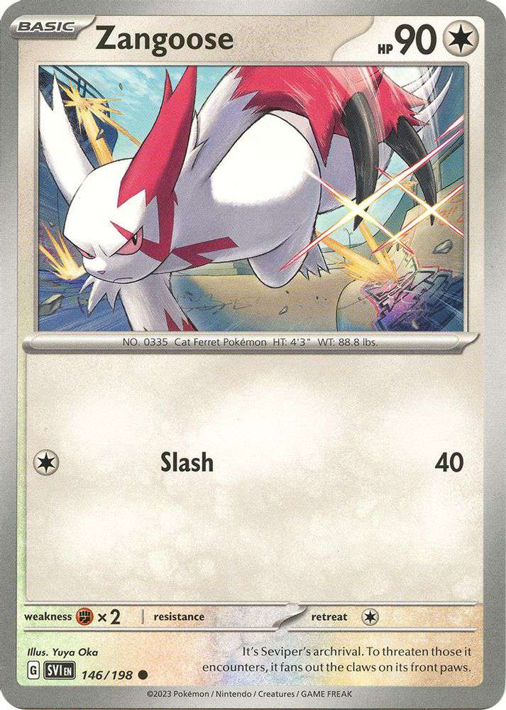pokemon card zangoose Buy Rare | Chilling Reign Zangooses Lost Claw attacks base damage is 80 PrimetimePokemon's Blog: Pokemon Card of