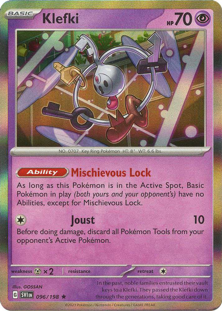 klawf holographic card 122/198 Holo Rare Equinox Cards Fighting / 130 / Basic Attack 1 Pokemon Scarlet & Violet Base