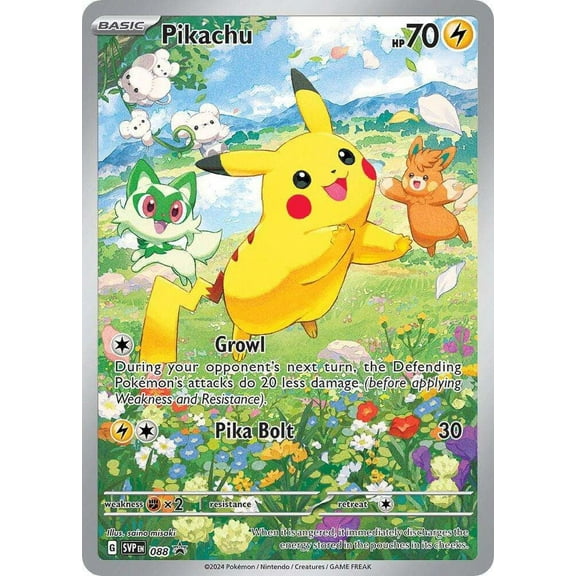 Pokemon Scarlet & Violet Base Set Promo Holo Pikachu SVP088
