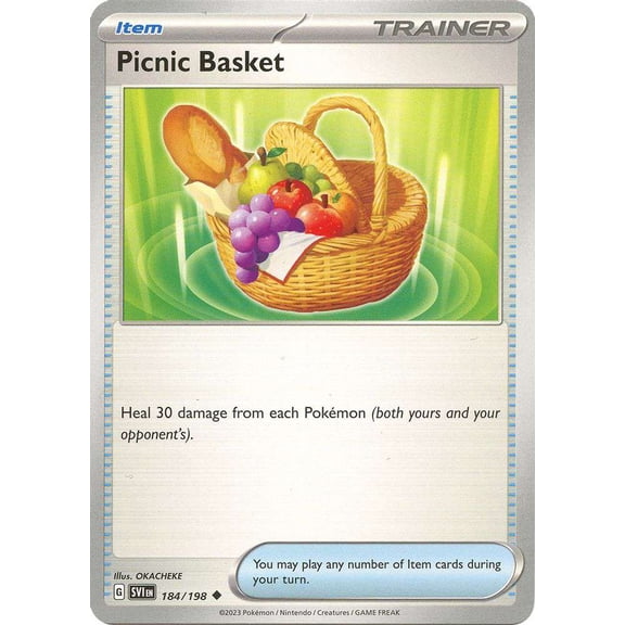 Pokemon Scarlet & Violet Base Set Uncommon Picnic Basket #184