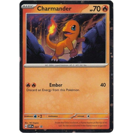 Pokemon Scarlet & Violet Charmander Promo Single Card SVP047