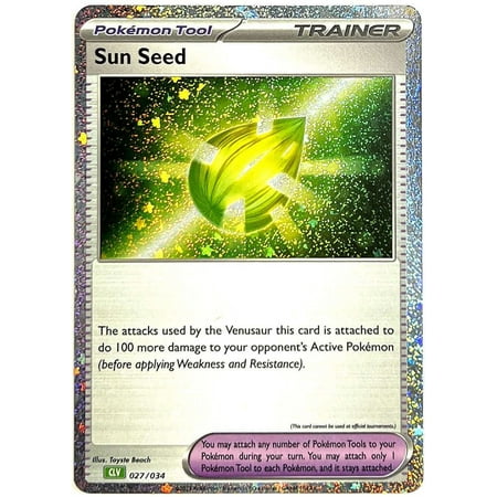 Pokemon Scarlet & Violet Cosmos Holo Promo Sun Seed #027