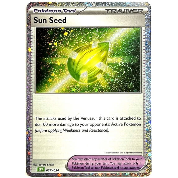 Pokemon Scarlet & Violet Cosmos Holo Promo Sun Seed #027
