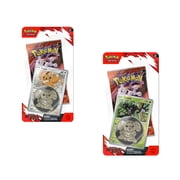 Pokemon Scarlet & Violet Destined Rivals Bundle   Eevee & Zarude Checklane Blister Packs with Promo Cards, Booster Packs & Coins