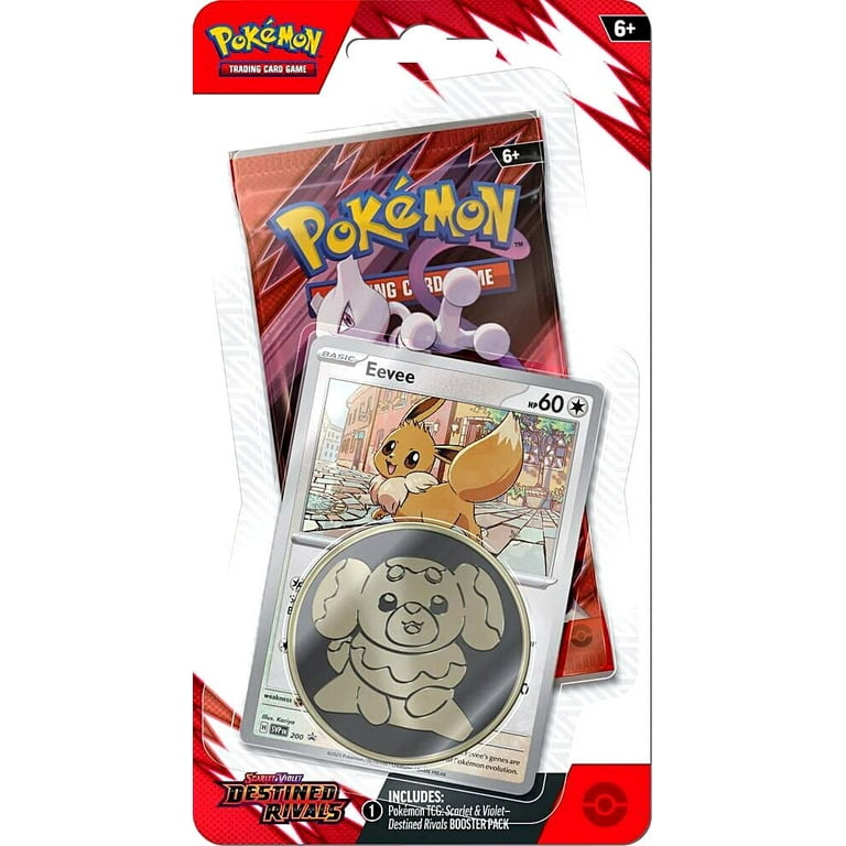 destine drivals 8パック 未開封 Pokemon Destined Rivals Eevee Checklane Blister Pack Booster Pack