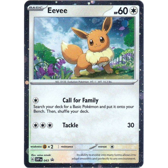 Pokemon Scarlet & Violet  Eevee Promo Single Card