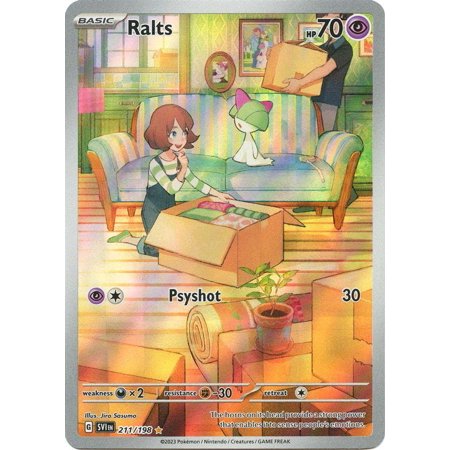 Pokemon Scarlet & Violet Illustration Rare Ralts #211/198