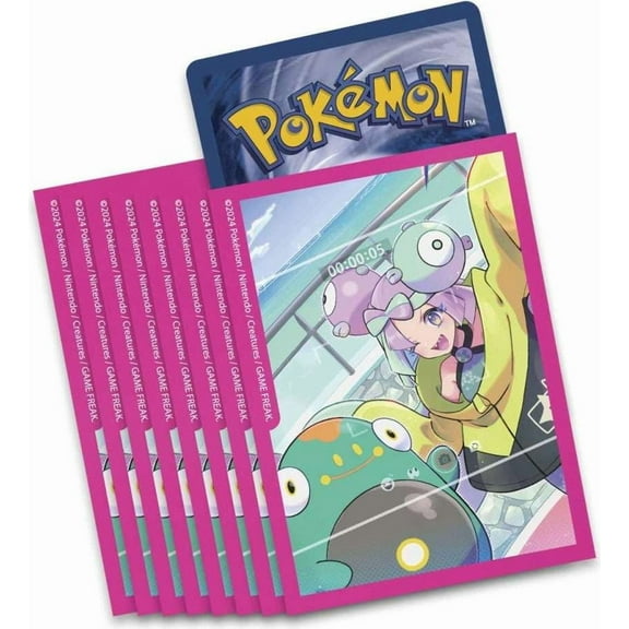Pokemon Scarlet & Violet Iono Card Sleeves (65 Count)