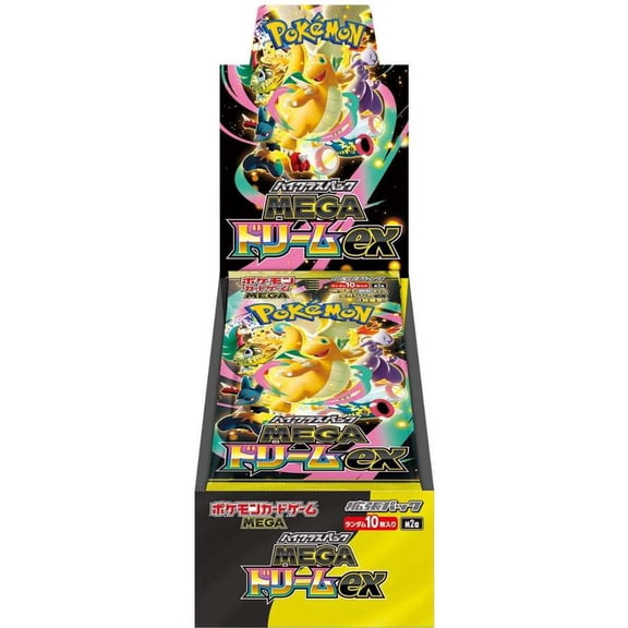 Pokemon Scarlet & Violet MEGA Dream ex Trading Card Booster Box [JAPANESE, 10 Packs]