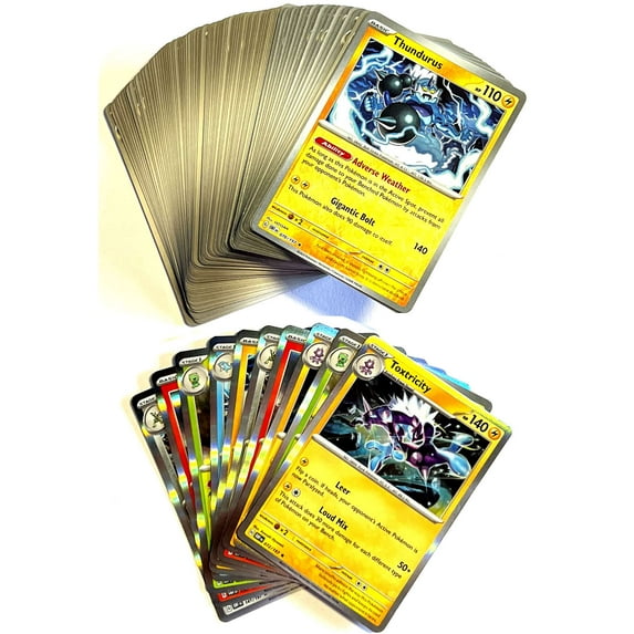 Pokemon Scarlet & Violet Obsidian Flames Obsidian Flames LOT of 100 Single Cards (10 Rares, 20 Reverse Foils 70 Uncommons/Commons!)