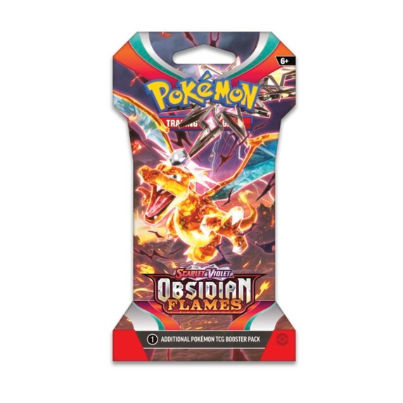 Pokemon Scarlet & Violet Obsidian Flames Sleeved Booster | Charizard