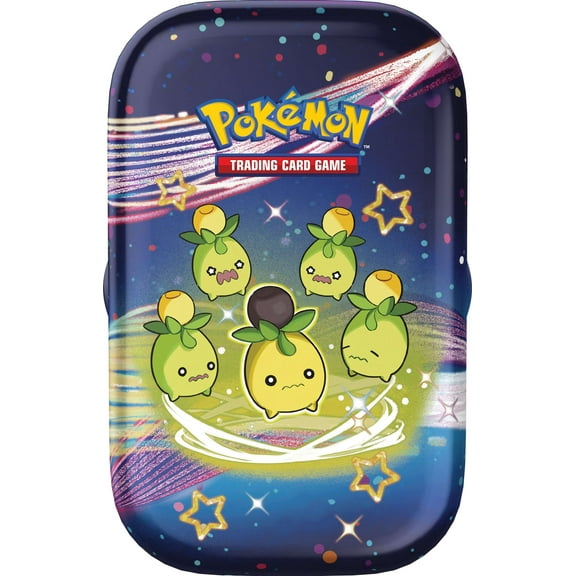Pokemon Scarlet & Violet Paldean Fates Smoliv Mini Tin (2 Booster Packs & Art Card)