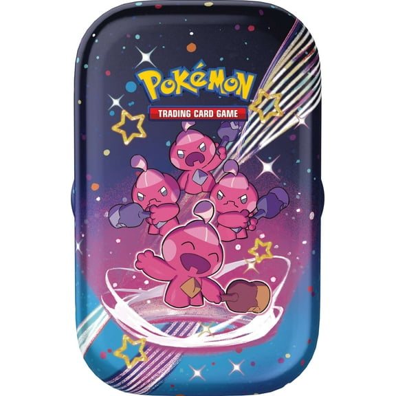 Pokemon Scarlet & Violet Paldean Fates Tinkatink Mini Tin (2 Booster Packs & Art Card)