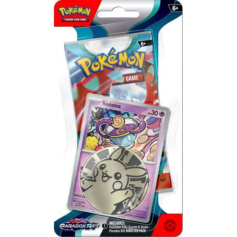 Pokemon Scarlet Violet Paradox Rift Sinistea Blister Pack, Booster
