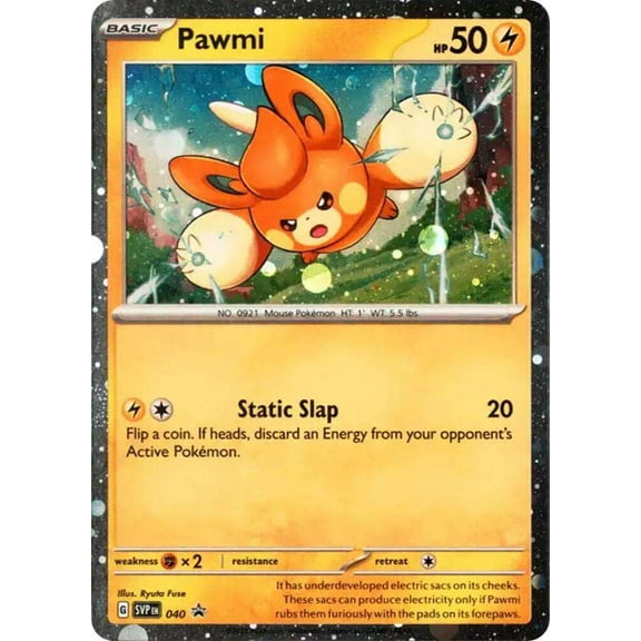 Pokemon Scarlet & Violet  Pawmi Promo Single Card
