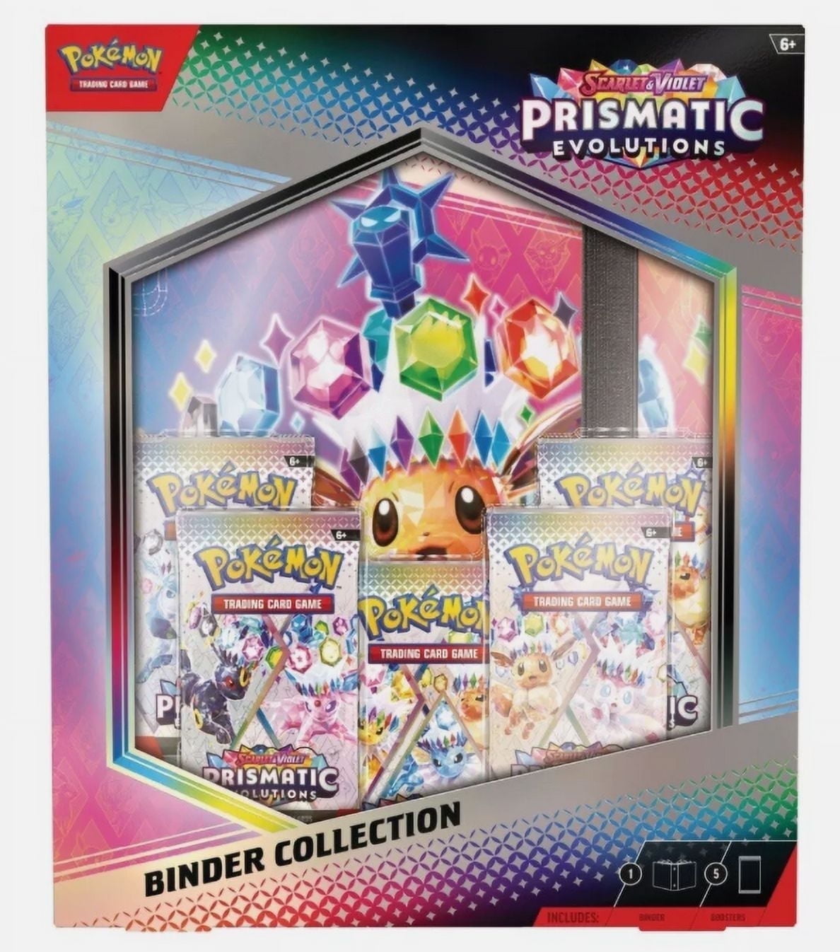 Pokemon Scarlet & Violet: Prismatic Evolutions Binder Collection Box!