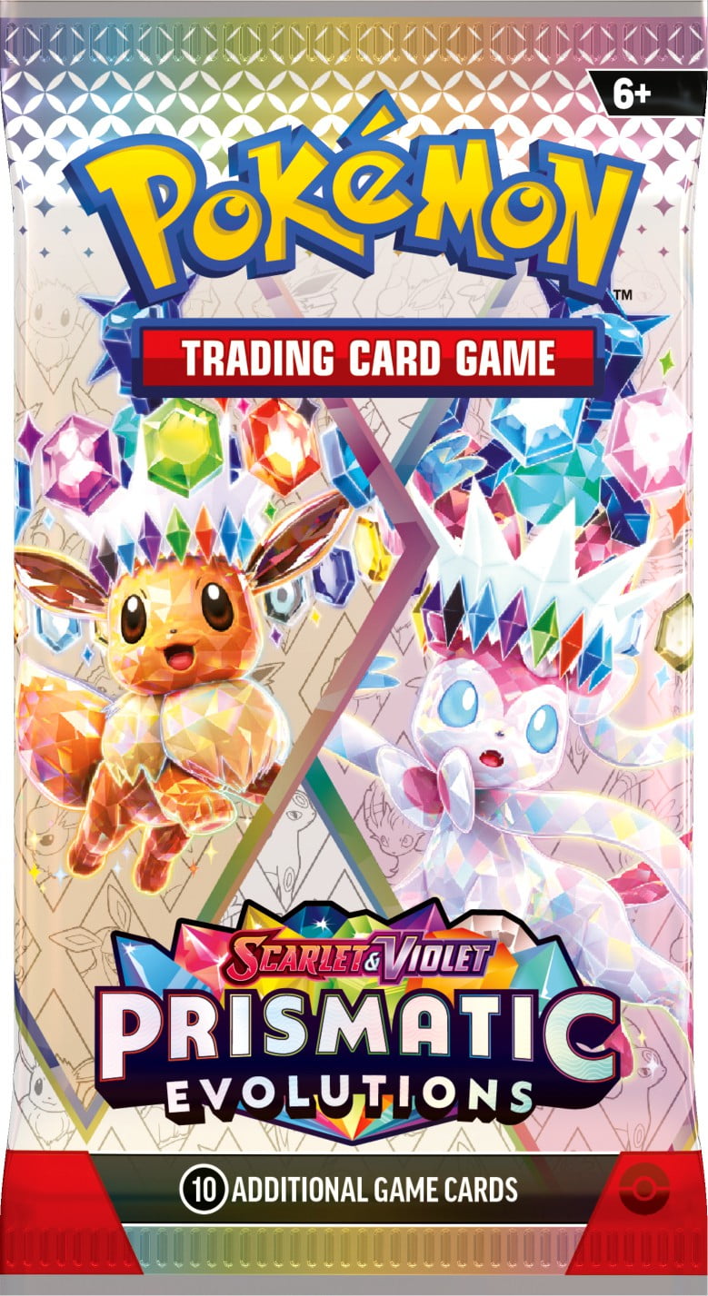 Pokemon Scarlet & Violet Prismatic Evolutions Booster Pack (10 Cards)