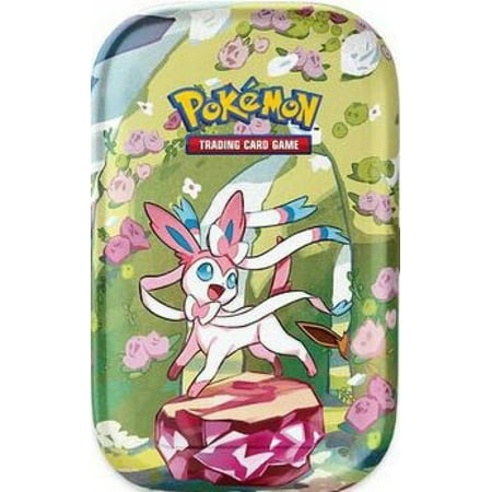 Pokemon Scarlet & Violet Prismatic Evolutions Sylveon Mini Tin (2 Booster Packs & Tin)