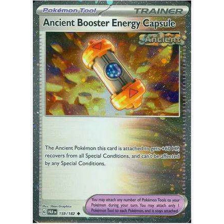 Pokemon Scarlet & Violet Promo Ancient Booster Energy Capsule #159 (Cosmos  Holo) - Walmart.com
