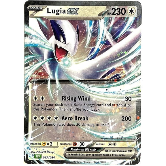Pokemon Scarlet & Violet Promo Lugia ex #017 (Oversized)