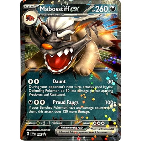 Pokemon Scarlet & Violet Promo Mabosstiff ex #086 (Oversized)