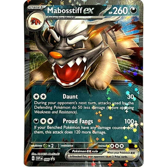 Pokemon Scarlet & Violet Promo Mabosstiff ex #086