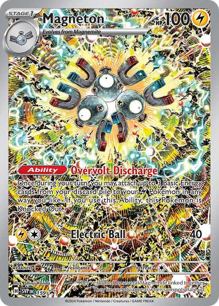 Magneton Pokemon Card