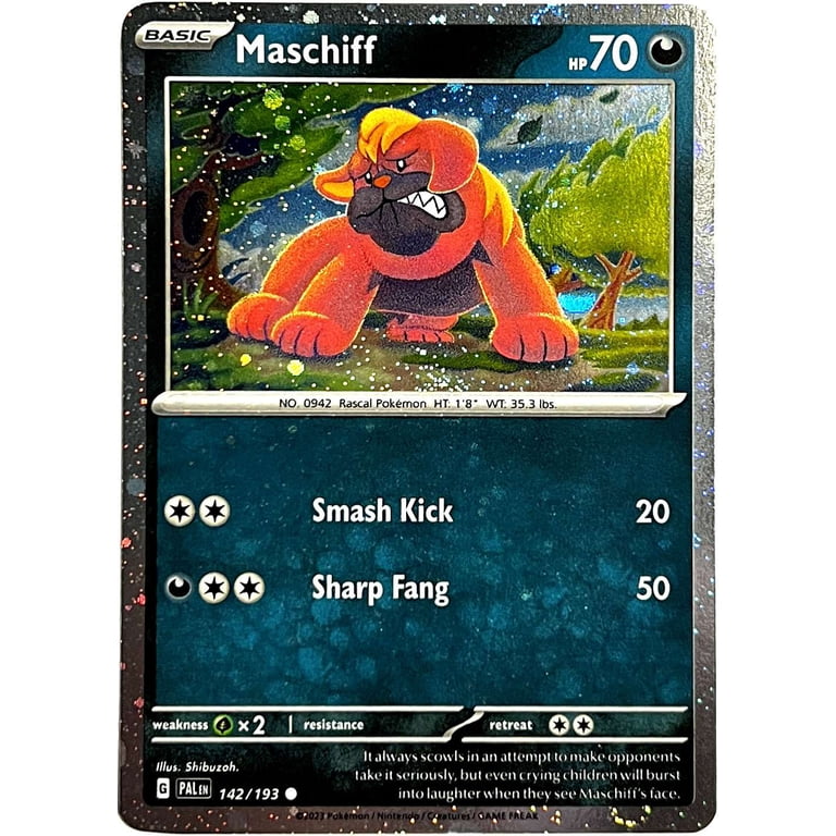 Pokemon Scarlet & Violet Cosmos Holo Promo Promo Maschiff #086 #142 -  Walmart.com