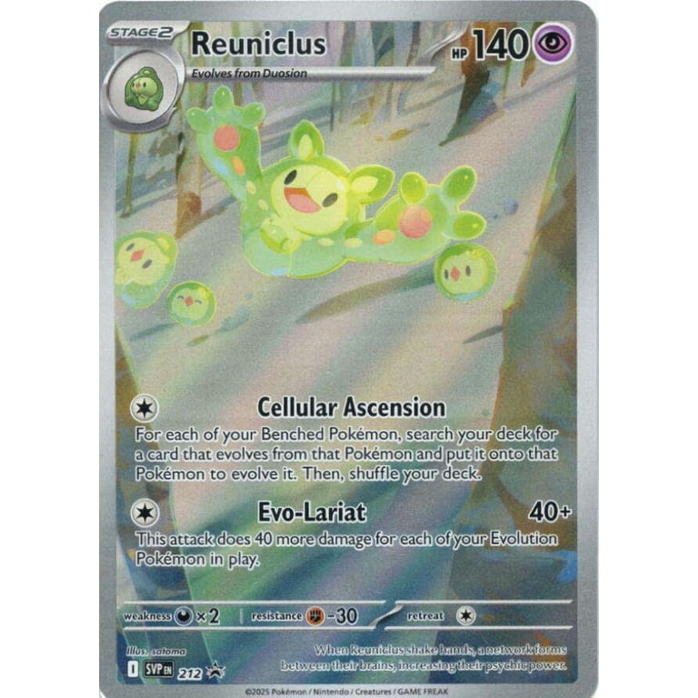 Pokemon Scarlet & Violet Promo Reuniclus SVP212 - Walmart.com