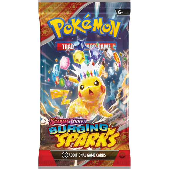 Pokemon Scarlet & Violet Surging Sparks Booster Pack | Pikachu