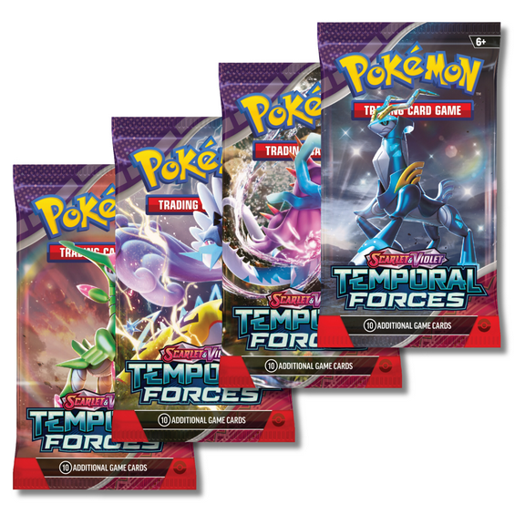 Pokemon Scarlet & Violet Temporal Forces | 4 Booster Packs