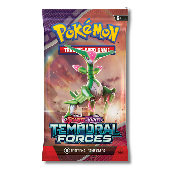 Pokemon Scarlet & Violet Temporal Forces Booster Pack | Iron Leaves