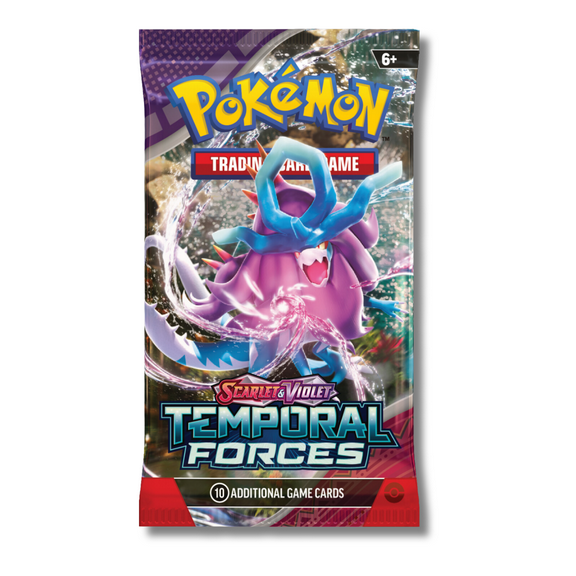 Pokemon Scarlet & Violet Temporal Forces Booster Pack | Walking Wake