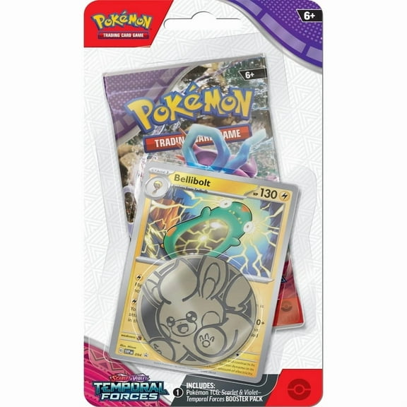 Pokemon TCG: Scarlet & Violet Temporal Forces Checklane Blister - Bellibolt